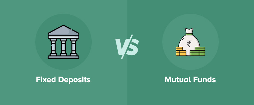 The difference between mutual funds and the fixed deposits 